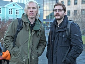 Benedict Cumberbatch and Daniel Bruhl star as mentor and protege Julian Assange and Daniel Domscheit-Berg. Source: DreamWorks