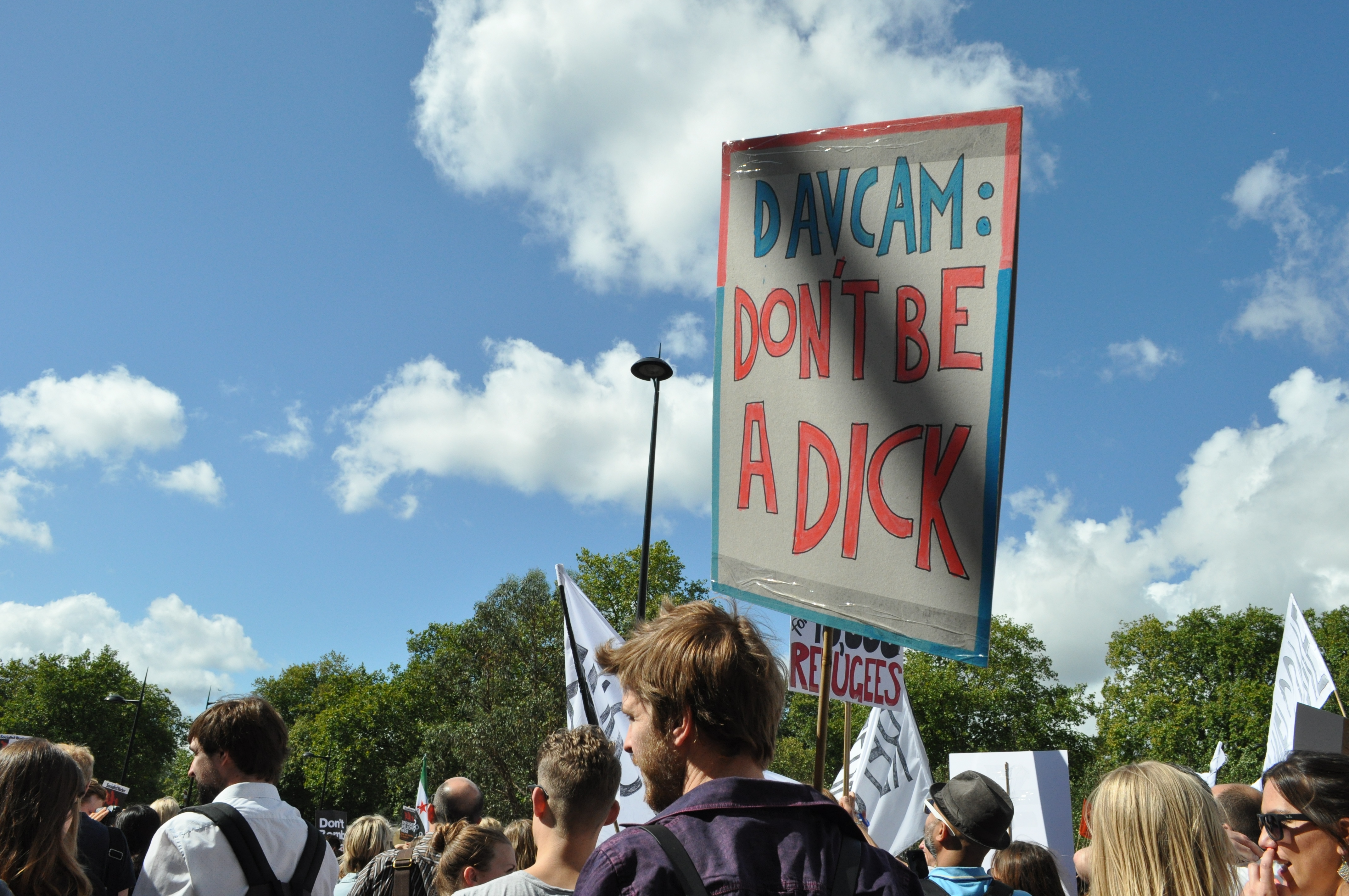 Refugees Welcome March, London, 12/09/15 (Image: Mel Plant)