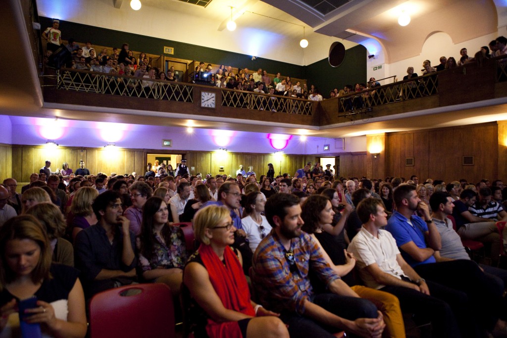 Screening at Conway Hall, Photo from http://freethoughtblogs.com/godlessness