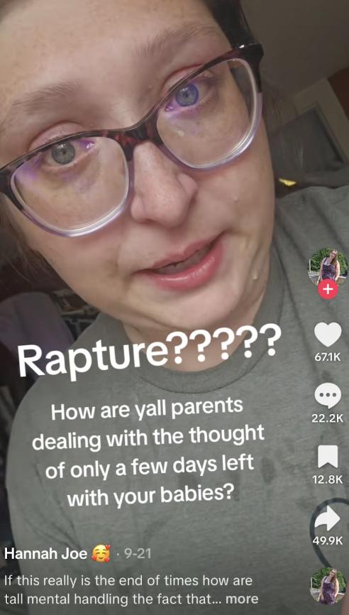 #rapturetok and Religious Psychosis