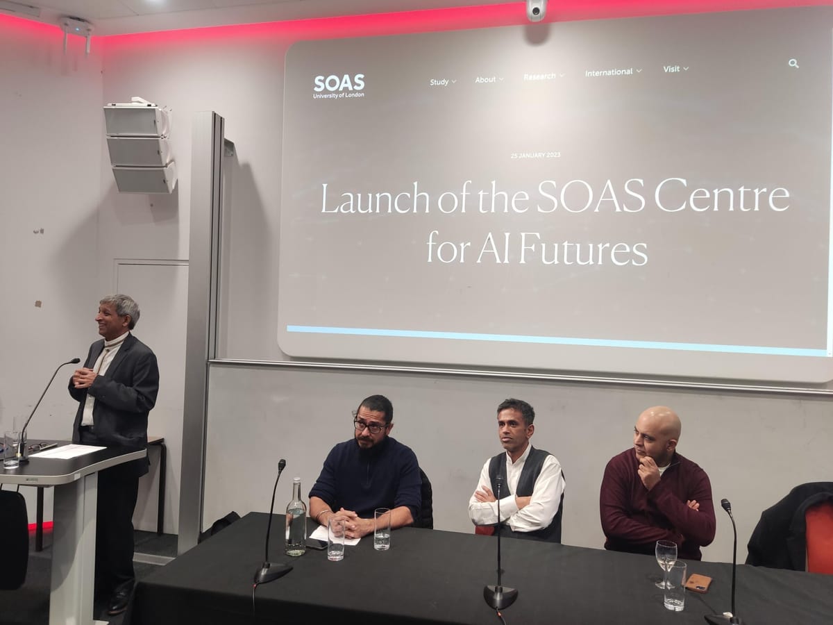 Welcome to Intersectional AI: The Launch of The SOAS Centre for AI Futures