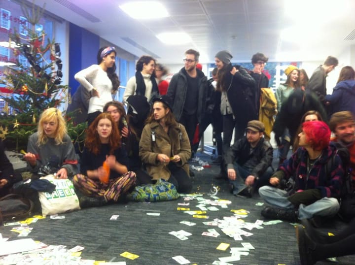 Students occupy Universities UK