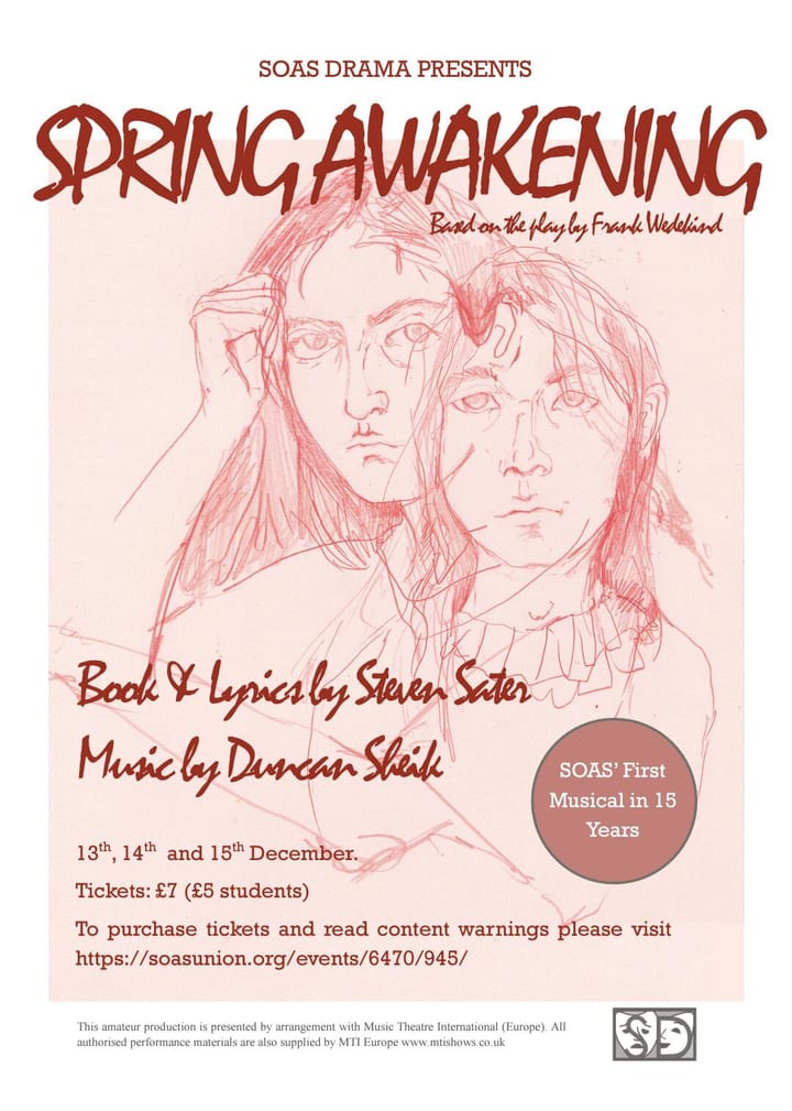 SOAS Drama presents: Spring Awakening