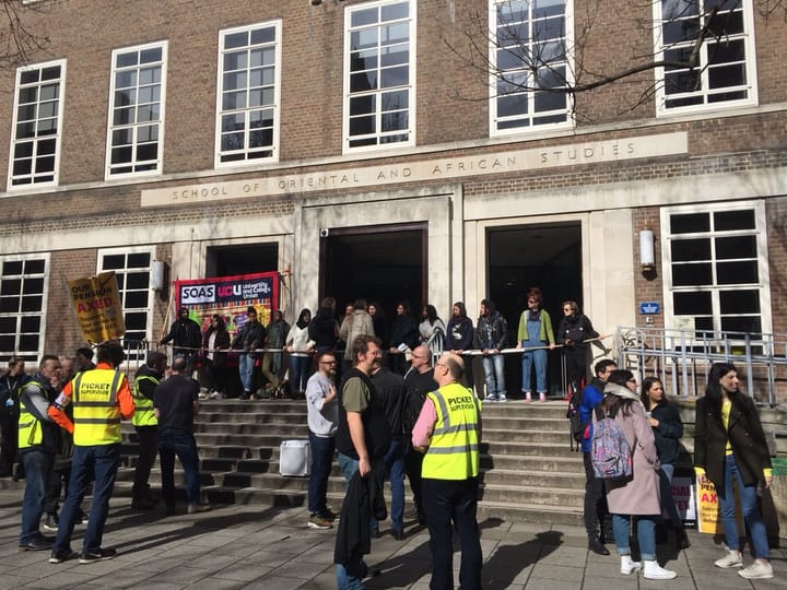 Hard Picket Protesters Facing 'Weaponised' Disciplinaries for Blocking Entry to Main Building