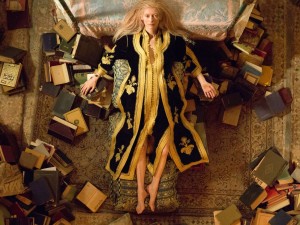 Tilda Swinton plays hauntingly beautiful Eve in Jim Jarmusch's 'Only Lovers Left Alive'. Source: