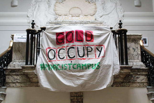 Goldsmiths anti-racism action occupation